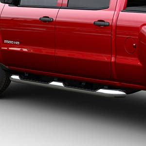 GM Accessories - GM Accessories 22805436 - Crew Cab 4-Inch Round Assist Steps in Chrome [2014-19 Silverado]