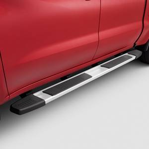 GM Accessories - GM Accessories 84676693 - Crew Cab 6-Inch Rectangular Assist Steps in Chrome [2019+ Silverado 1500]