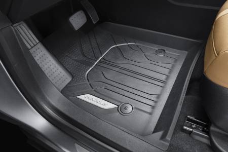GM Accessories - GM Accessories 84148089 - Front-Row Premium All-Weather Floor Liner in Black with Chevrolet Script [2019+ Blazer]