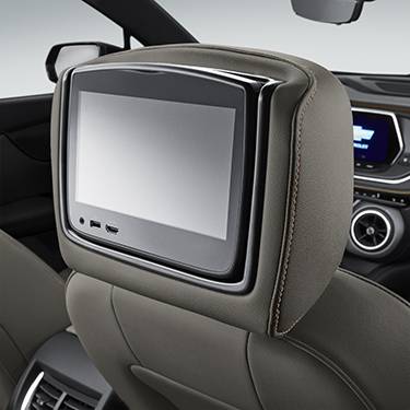 GM Accessories - GM Accessories 84352485 - Rear Seat Infotainment System In Jet Black Leather with Maple Sugar Accents [2019+ Blazer]