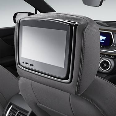 GM Accessories - GM Accessories 84352479 - Rear Seat Infotainment System In Dark Galvanized Cloth with Light Galvanized AccentsLight Galvanized Accents [2022+ Blazer]