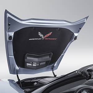 GM Accessories - GM Accessories 23321670 - Underhood Liner in Black with Grand Sport Logo [C7 Corvette]