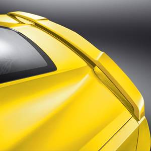 GM Accessories - GM Accessories 23214209 - High Wing Spoiler Kit in Corvette Racing Yellow Tintcoat [C7 Corvette]
