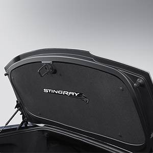 GM Accessories - GM Accessories 84068478 - Decklid Liner in Black with Stingray Logo [C7 Corvette]