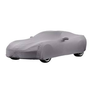 GM Accessories - GM Accessories 23142881 - Premium Indoor Car Cover in Gray with Crossed Flags Logo [C7 Corvette]