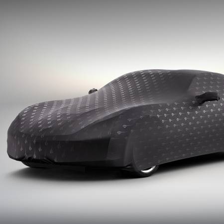 GM Accessories - GM Accessories 23142883 - Premium Indoor Car Cover in Black with Stingray Logo [C7 Corvette]