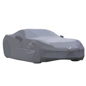 GM Accessories - GM Accessories 23142885 - Premium Outdoor Car Cover in Gray with Stingray Logo [C7 Corvette]