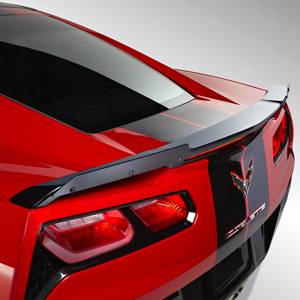 GM Accessories - GM Accessories 23486749 - Wicker Bill Spoiler Kit in Black [C7 Corvette]