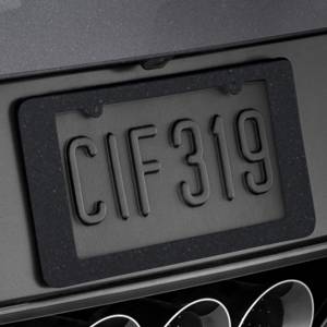 GM Accessories - GM Accessories 22910406 - License Plate Frame in Carbon Flash [C7 Corvette]