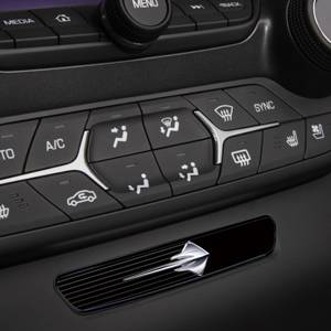 GM Accessories - GM Accessories 23138327 - Instrument Panel Emblem in Black with Stingray Logo [C7 Corvette]