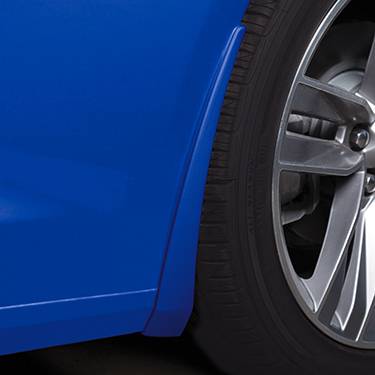 GM Accessories - GM Accessories 86523506 - Front Molded Splash Guard Package in Riverside Blue Metallic [2019-24 Camaro]