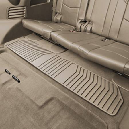 GM Accessories - GM Accessories 22858829 - Third-Row One-Piece All-Weather Floor Mat in Dune [2015-2020 Suburban & Tahoe]