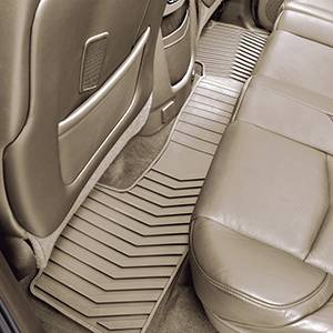 GM Accessories - GM Accessories 22858831 - Second-Row One-Piece All-Weather Floor Mat in Dune [2015-2020 Suburban & Tahoe]