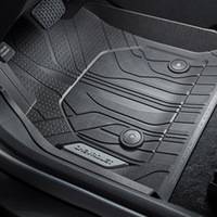 GM Accessories - GM Accessories 84333472 - Front and Rear Premium All-Weather Floor Liners in Jet Black with Chevrolet Script [Cruze]