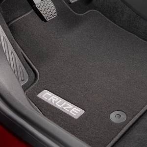 GM Accessories - GM Accessories 39109970 - Front and Rear Premium Carpeted Floor Mats in Dark Atmosphere [Cruze]