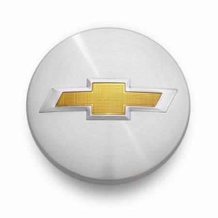 GM Accessories - GM Accessories 19303234 - Chevrolet Sonic/Cruze Wheel Center Cap Silver Gold Bow Tie Logo Sold As Single Cap (2013-2019)