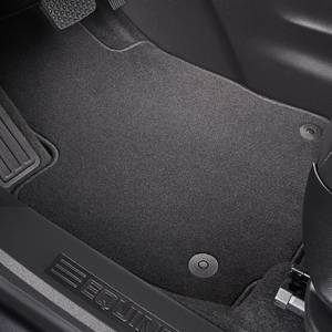 GM Accessories - GM Accessories 84474714 - Front and Rear Carpeted Floor Mats in Jet Black [2018+ Equinox]