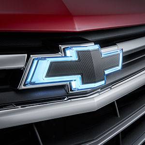 GM Accessories - GM Accessories 84602070 - Front Illuminated and Rear Non-Illuminated Bowtie Emblem in Black for Vehicles with LED Headlamps [2021+ Equinox]