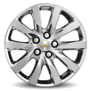 GM Accessories - GM Accessories 19301178 - 18x8-Inch Aluminum 10-Spoke Wheel in Chrome [2014-2020 Impala]