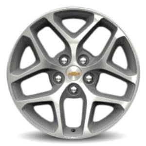 GM Accessories - GM Accessories 19301179 - 18x8-Inch Aluminum 5-Split-Spoke Wheel in Machined Face with Painted Pockets [2014-2020 Impala]