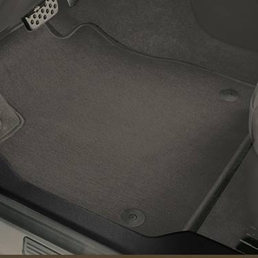 GM Accessories - GM Accessories 84320778 - Front and Rear Carpeted Floor Mats in Dark Titanium [2014-2020 Impala]