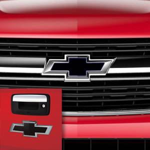 GM Accessories - GM Accessories 84793816 - Front and Rear Bowtie Emblems in Black [2015-2020 Colorado]