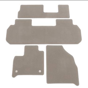 GM Accessories - GM Accessories 84332399 - Carpeted Floor Mat Package in Dark Atmosphere (Second-Row Captains Chairs) [2018-2020 Traverse]