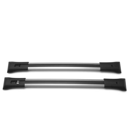 GM Accessories - GM Accessories 84130842 - Removable Roof Rack T-Slot Cross Rails in Bright Anodized Aluminum [2013-17 Acadia]