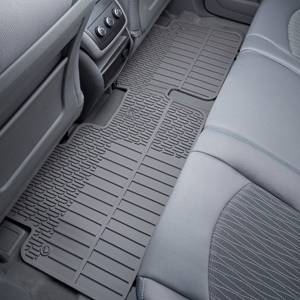 GM Accessories - GM Accessories 22890404 - Second-Row One-Piece All-Weather Floor Mat in Titanium [2013-17 Traverse]