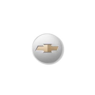 GM Accessories - GM Accessories 17800089 - Center Caps in Aluminum with Gold Bowtie Logo [2013-16 Impala]