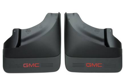 GM Accessories - GM Accessories 19212553 - GMC Sierra Mud Flap Kit With GMC Logo (2007-2014)