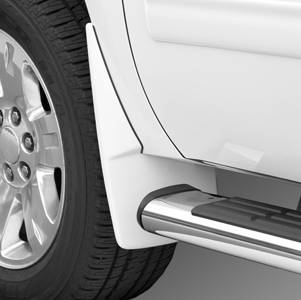 GM Accessories - GM Accessories 19212804 -  Front Molded Splash Guards in White