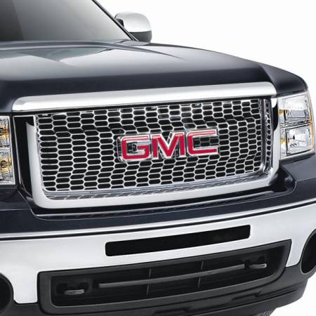 Genuine GM Parts - Genuine GM Parts 22761890 - Grille - Oval Pattern, For Use on Light Duty Models, Chrome [2013 Sierra]