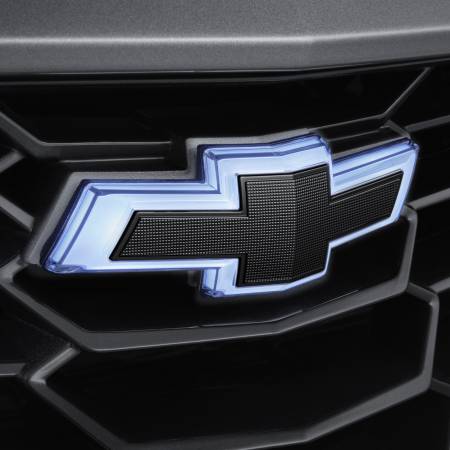 GM Accessories - GM Accessories 84329529 - Front Illuminated and Rear Non-Illuminated Bowtie Emblems in Black [2019-24 Camaro]