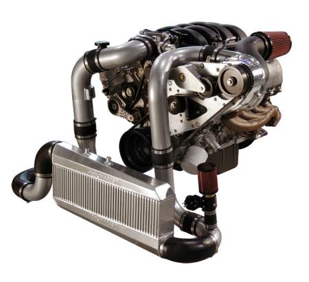 ProCharger - ProCharger 1FP213-F1 - Intercooled Serp Race Kit (12 rib) with F-1A [2005-10 Mustang 4.6]