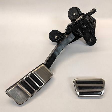 Ford Performance - Ford Performance M-2301-BA - Mustang Brushed Pedal Kit For Automatic