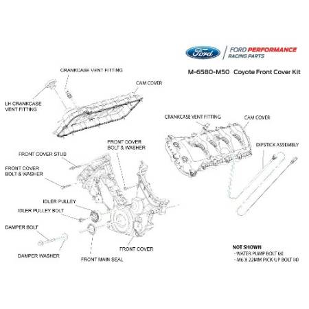 Ford Performance - Ford Performance M-6580-M50 Cam Covers