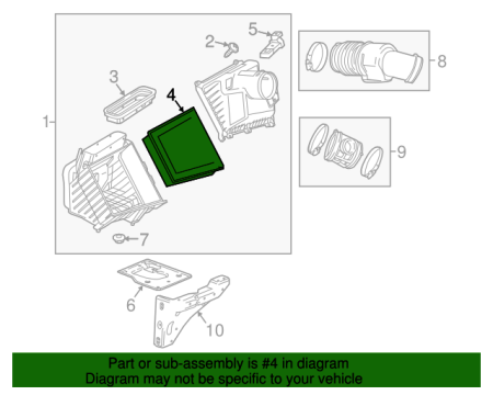 ACDelco - ACDelco A3257C - Air Filter