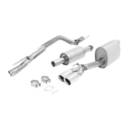 GM Accessories - GM Accessories 84154146 - 1.4L Cat-Back Single Exit Exhaust Upgrade System with Twin Polished Tips [2017-2020 Sonic]