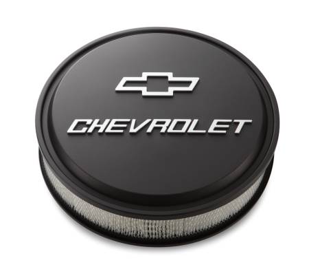 Chevrolet Performance - Chevrolet Performance 19351805 - Air Cleaner Low-Profile Bowtie Chevrolet Design