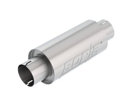 Borla Exhaust - Borla Exhaust 401343 - Universal Resonator Muffler 3.00" In/Out Rd 5"X10" Notched.