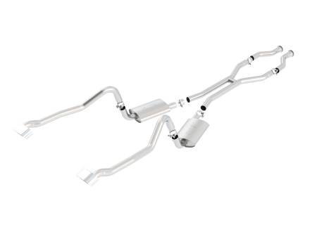 Borla Exhaust - Borla Exhaust 100407 - S-Type Cat-Back Exhaust Sustem for1971 Plymouth Barracuda 383 V8 Automatic/ Manual Tranmission Rear Wheel Drive 2 Door.