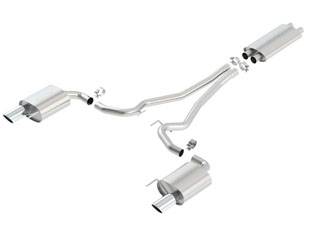 Borla Exhaust - Borla Exhaust 1014040 - EC-Type / Touring Cat-Back Exhaust Sustem for 2015-2017 Ford Mustang GT/ GT Convertible 5.0L V8, Automatic/ Manual Transmission Rear Wheel Drive 2 Door Requiring EC-Type Certification.