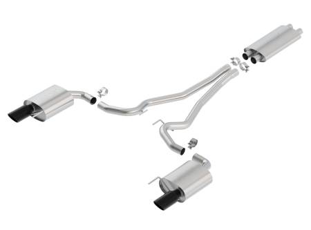 Borla Exhaust - Borla Exhaust 1014040BC - S-Type Axle-Back Exhaust System for 1987-1992 BMW E30 M3 2.3L 4 Cyl. Manual Transmission Rear Wheel Drive 2 Door.