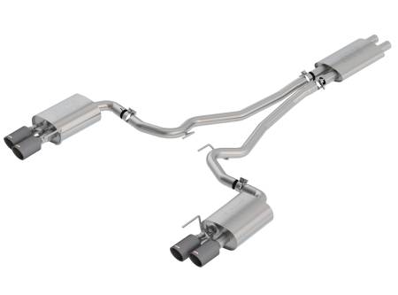 Borla Exhaust - Borla Exhaust 1014045CF - 2018-2020 Ford Mustang V8 5.0L with Active Valve Exhaust Carbon Fiber Tips ECE approved.