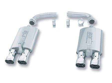 Borla Exhaust - Borla Exhaust 11376 - S-Type Axle-Back Exhaust System for 1999-2005 Mazda Miata MX-5 NB 1.8L 4 Cyl. Manual Transmission Rear Wheel Drive 2 Door.