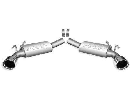 Borla Exhaust - Borla Exhaust 11774 - S-Type Axle-Back Exhaust System for 2010-2013 Chevrolet Camaro SS 6.2L V8 Automatic/ Manual Transmission Rear Wheel Drive; 2 Door Coupe; Convertible.