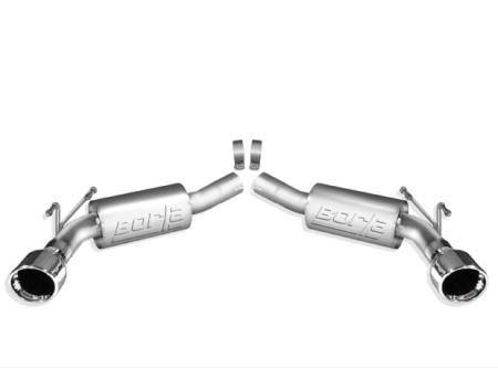 Borla Exhaust - Borla Exhaust 11775 - S-Type Axle-Back Exhaust System for 2010-2013 Chevrolet Camaro 3.6L V6 Automatic/ Manual Transmission Rear Wheel Drive; 2 Door Coupe; Convertible. Does Not Fit 2013 RS w/Quad-tips a.k.a. Dual-mode Exhaust