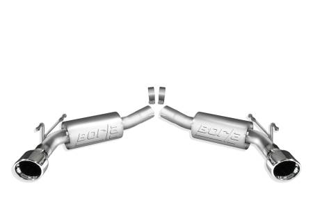 Borla Exhaust - Borla Exhaust 11788 - S-Type Axle-Back Exhaust System for 2011-2012 Ford Mustang GT/ 2012 Boss 302 - 5.0L V8 Automatic/ Manual Transmission Rear Wheel Drive; 2 Door Coupe; Convertible.