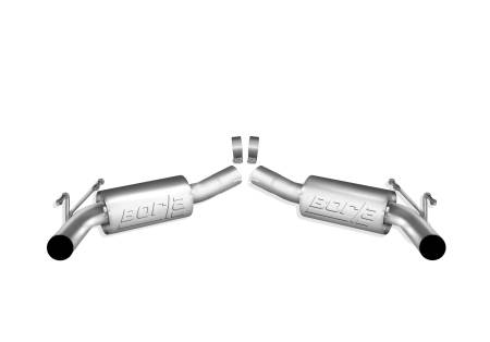 Borla Exhaust - Borla Exhaust 11801 - S-Type Axle-Back Exhaust System for 2010-2013 Chevrolet Camaro SS 6.2L V8 Automatic/ Manual Rear Wheel Drive 2-Door Coupe; Convertible w/Ground Effects Package (GFX).